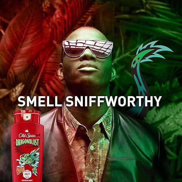 Old Spice Cleansing Body Wash for Men, 3X Defense, 24/7 Shower Fresh with Lasting Scent, 2-in-1 Body & Face Wash, Dragonblast Scent, 24 oz (Pack of 4) - Image 6