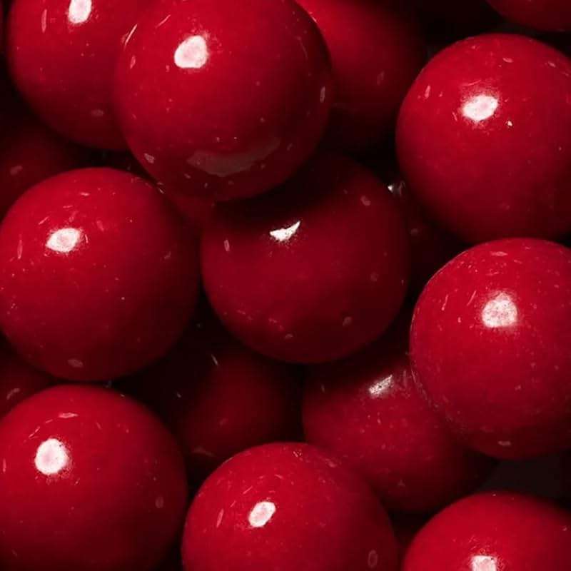 44ct Red Vibrant 1-Inch Gumballs - Bulk Party Candy For DIY Favors, Candy Bowls, Treat Bags, Dessert Stations, Decorations And Event Displays (12oz Bag) - Image 2