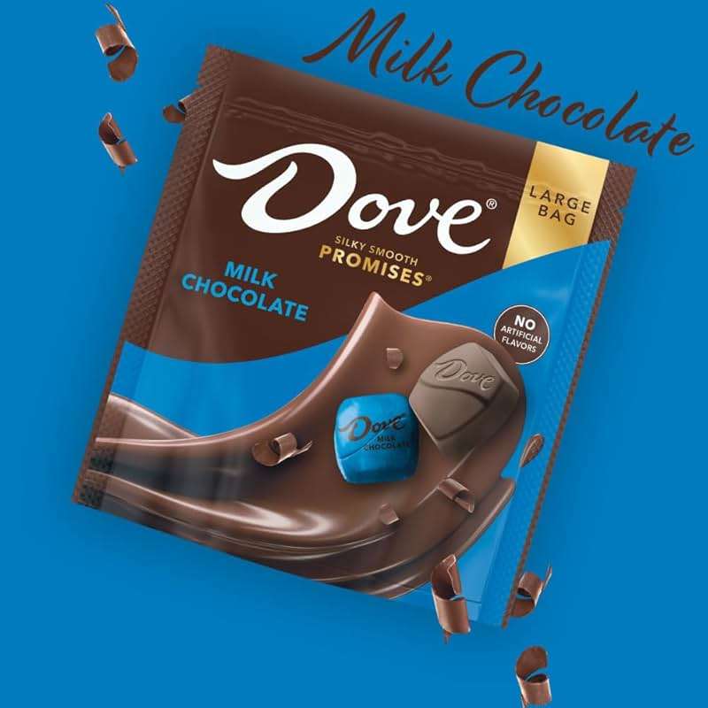 Dove Promises Milk Chocolate Candy, 14.08 Oz Bag - Image 4