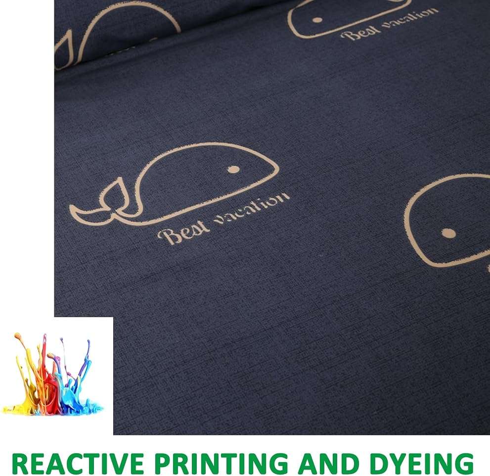 Futon Floor Mattress Cover with Zipper,100% Cotton Cover for Traditional Shikibuton Futon Mattress Protective Cover,Soft Machine Washable,Fox,King/180x200cm - Image 5