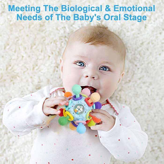 Baby Montessori Sensory Toys for 0-6 6-12 Months, Baby Teether Teething Toys for Babies 0 3 6 9 12 18 Months, Newborn Infant Learning Developmental Toys Gifts for 1 2 Year Old Boys Girls - Image 3