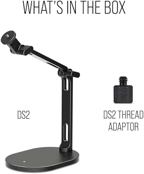 RØDE DS2 Desktop Studio Arm for Microphones, Cameras, Smartphones, Lights and Other Accessories (up to 900g) - Image 6