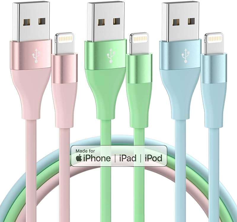 iPhone Charger 3Pack 10 FT Apple MFi Certified Lightning Cable Fast Charging iPhone Charger Cord Compatible with iPhone 14 13 12 11 Pro Max XR XS X 8 7 6 Plus SE iPad and More - Image 1