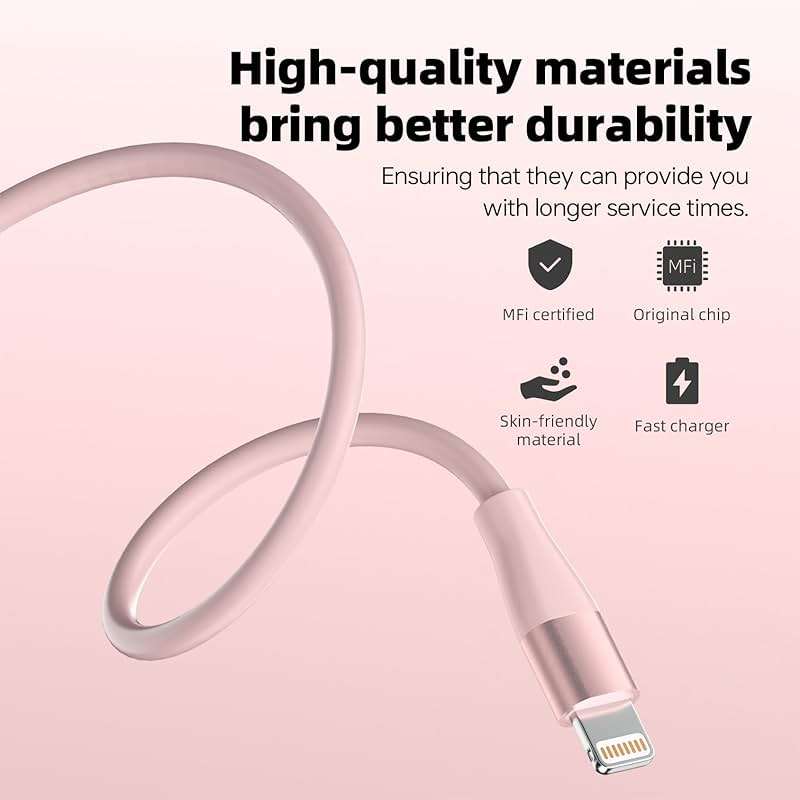 iPhone Charger 3Pack 10 FT Apple MFi Certified Lightning Cable Fast Charging iPhone Charger Cord Compatible with iPhone 14 13 12 11 Pro Max XR XS X 8 7 6 Plus SE iPad and More - Image 4
