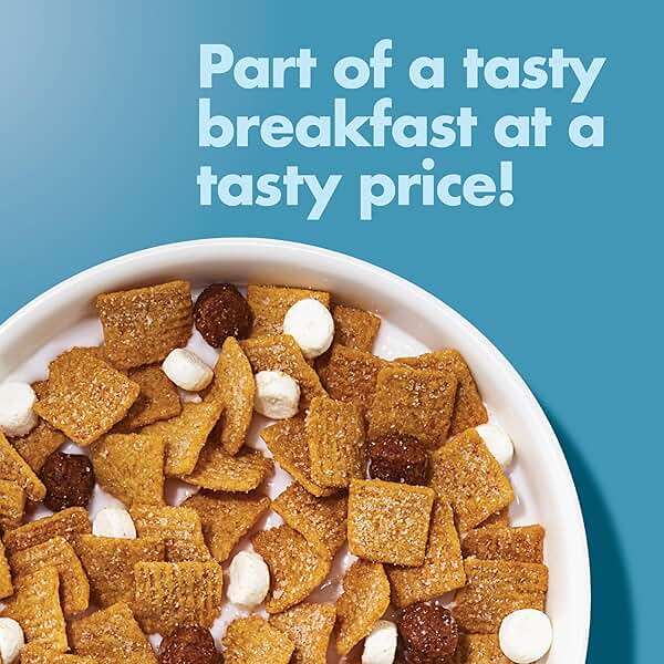Malt-O-Meal S'mores Breakfast Cereal with Honey Graham Squares, Chocolatey Puffs and Marshmallow Bits, Large Size for Family, 30 oz Bag - Image 5