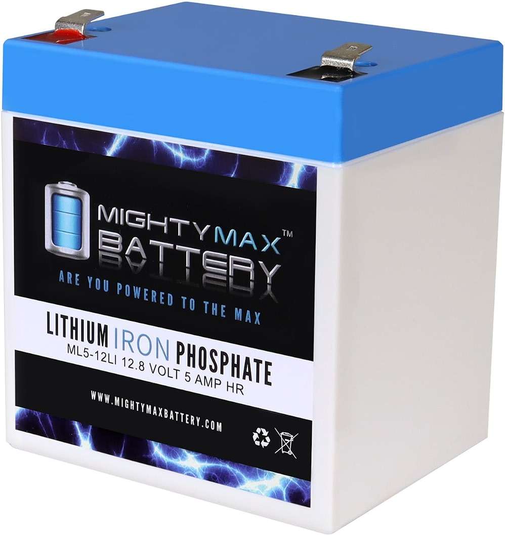 Mighty Max Battery 12V 5AH Lithium Replacement Battery Compatible with Razor Jr. Electric Wagon Ride-on Toy - Image 1
