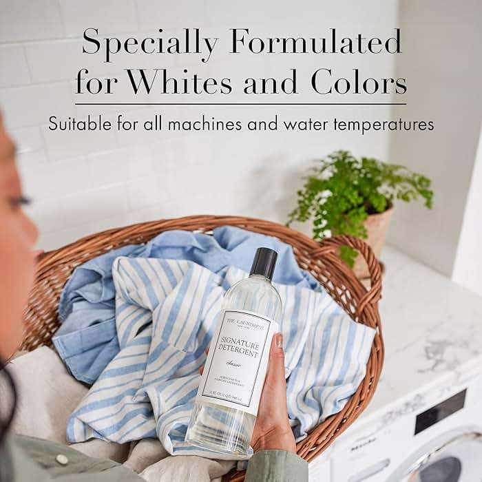 The Laundress Luxury Laundry Detergent, 31 Loads, Scented Signature Classic Fragrance, Concentrated Triple Enzyme Deep Cleaning and Targeted Stain Remover, 96% USDA Biobased Product - Image 3