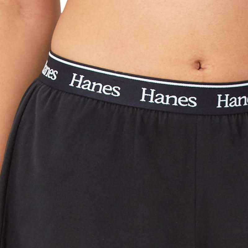 Hanes Womens Originals Pajama Shorts Pack, 2-Pack, Comfywear Pajamas for Women Set, Loungewear Clothing, Sleep Shorts - Image 5