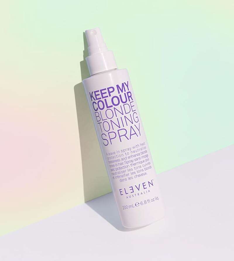 ELEVEN AUSTRALIA Keep My Colour Blonde Leave In Toning Spray - Purple Toner Hair Spray for Silver & Light Blonde Hair, Enhances Color for Brassy, Yellow Tones, Adds Shine, For Men & Women - 6.8 fl oz - Image 2