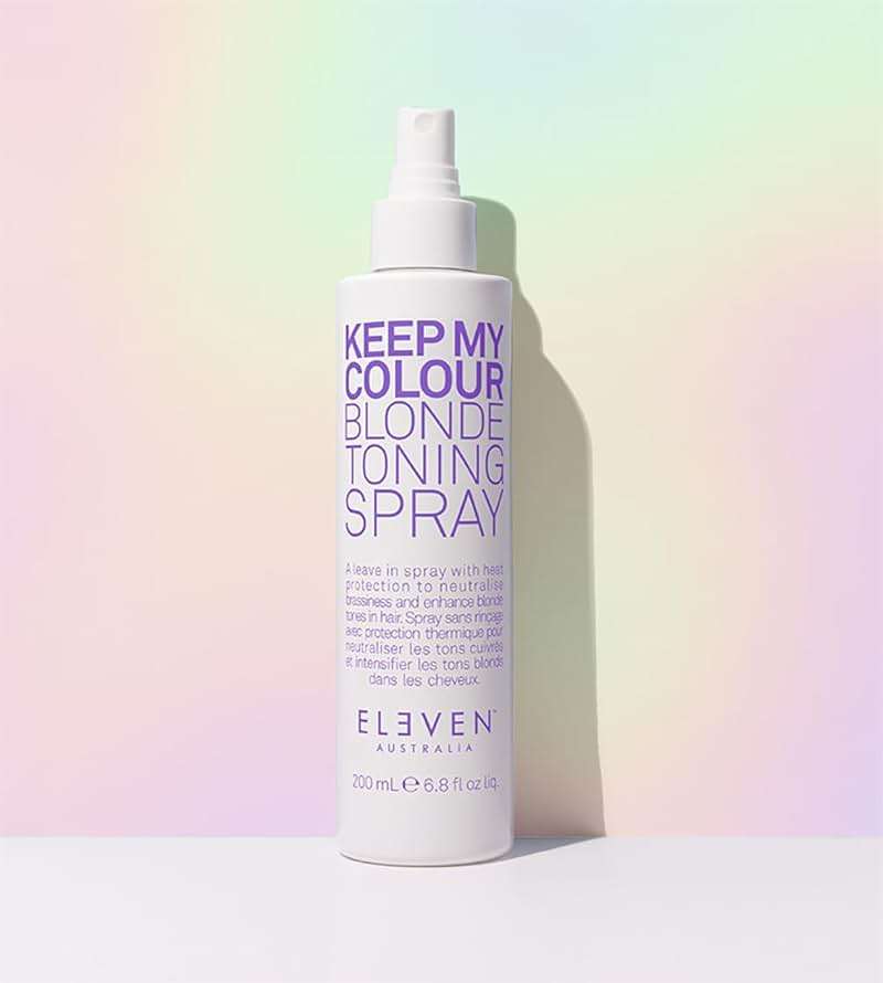 ELEVEN AUSTRALIA Keep My Colour Blonde Leave In Toning Spray - Purple Toner Hair Spray for Silver & Light Blonde Hair, Enhances Color for Brassy, Yellow Tones, Adds Shine, For Men & Women - 6.8 fl oz - Image 3