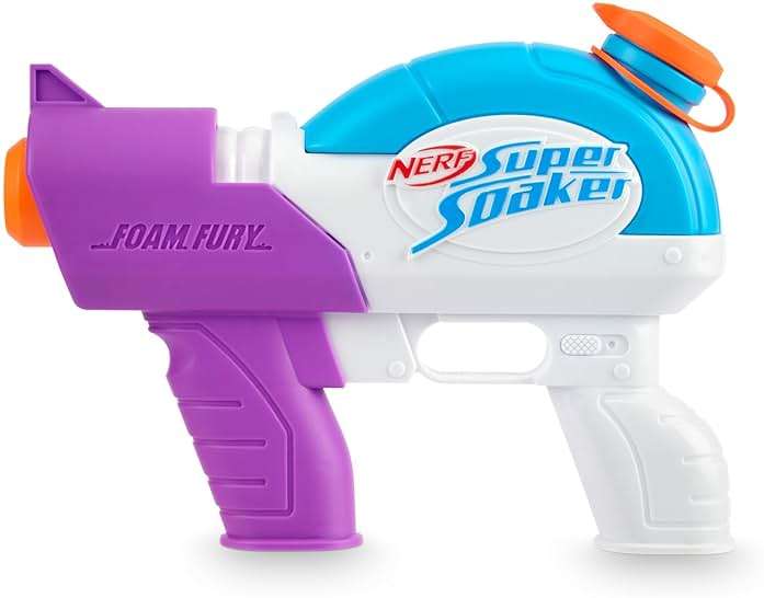 NERF Super Soaker Foam Fury Blaster – The Ultimate Foam Blaster for Outdoor Summer Fun - Image 1