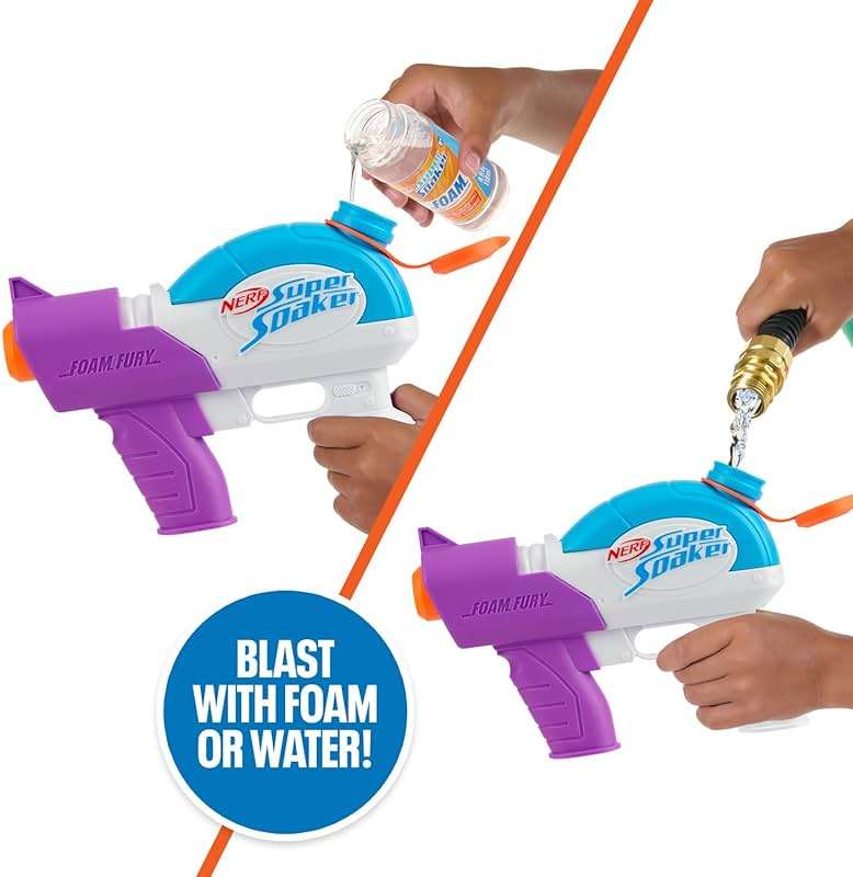 NERF Super Soaker Foam Fury Blaster – The Ultimate Foam Blaster for Outdoor Summer Fun - Image 4