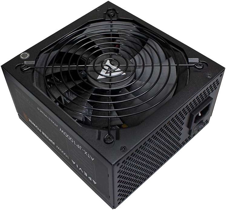 Apevia ATX-JP1000W PCIe 5.0 & ATX 3.0 Ready Jupiter 1000W 80+ Bronze Certified, Gen 5 12VHPWR Connector, Active PFC ATX Gaming Power Supply - Image 1