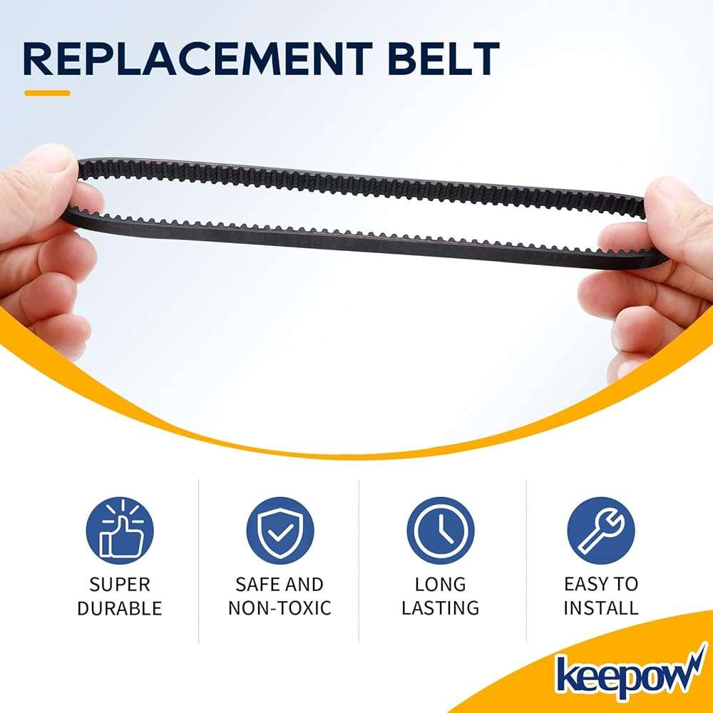 KEEPOW Vacuum Belt for Hoover Smartwash Automatic Carpet Cleaner FH52000, FH52000V, FH52001, FH52002, FH52005, FH52002G, FH52004PC, FH52013, FH53000PC, FH52050 (2 Pack) - Image 4