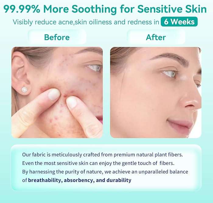Face Towels, 10"×12" Disposable Face Towel, Face Towelettes XL, Ultra Soft Makeup Remover Dry Wipes, Thick Face Towel for Sensitive Skin, 50 Count (1 Pack) - Image 5