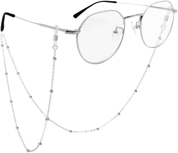 WLLHYF Eyeglass Chains Women Beaded Cute Glass Cord Frames Lanyard String Necklace Stylish Sunglasses Strap Prevent Loss - Image 1