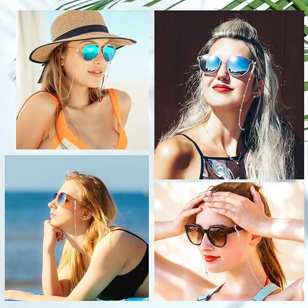 WLLHYF Eyeglass Chains Women Beaded Cute Glass Cord Frames Lanyard String Necklace Stylish Sunglasses Strap Prevent Loss - Image 7