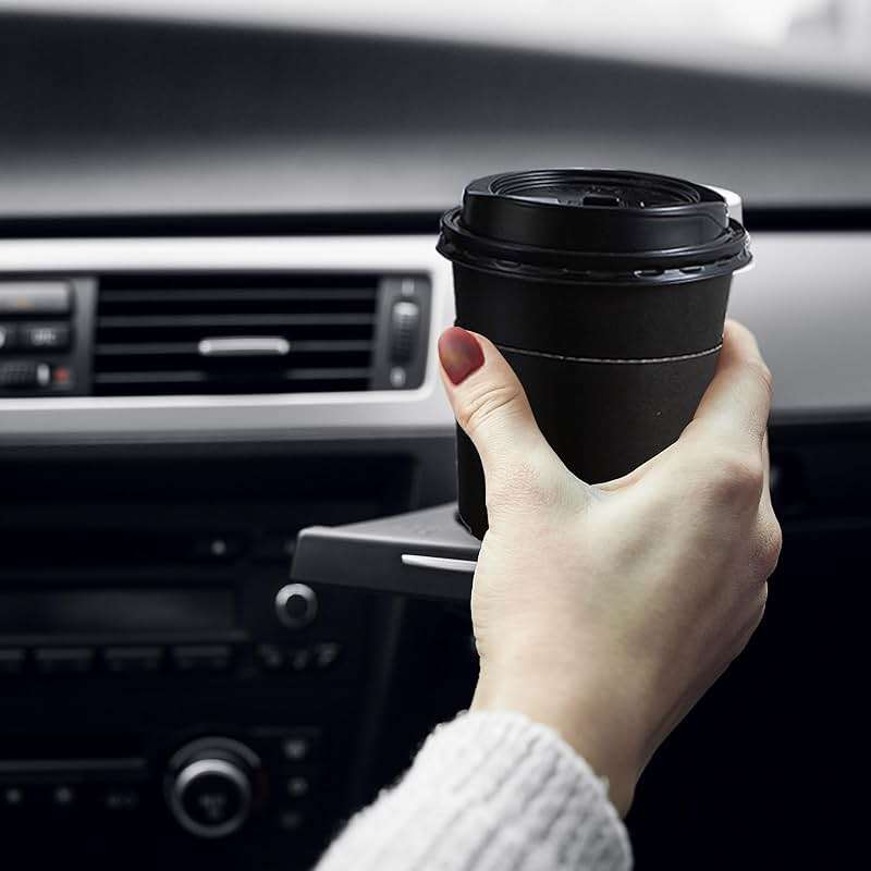 SIUQ 100 Pack 12 oz Disposable Coffee Cups with Lids and Sleeves, Paper Coffee Cups 12 oz, Double Color Blue & Black, To Go Paper Cups for Hot/Cold Drinks, Parties, Travel - Image 7
