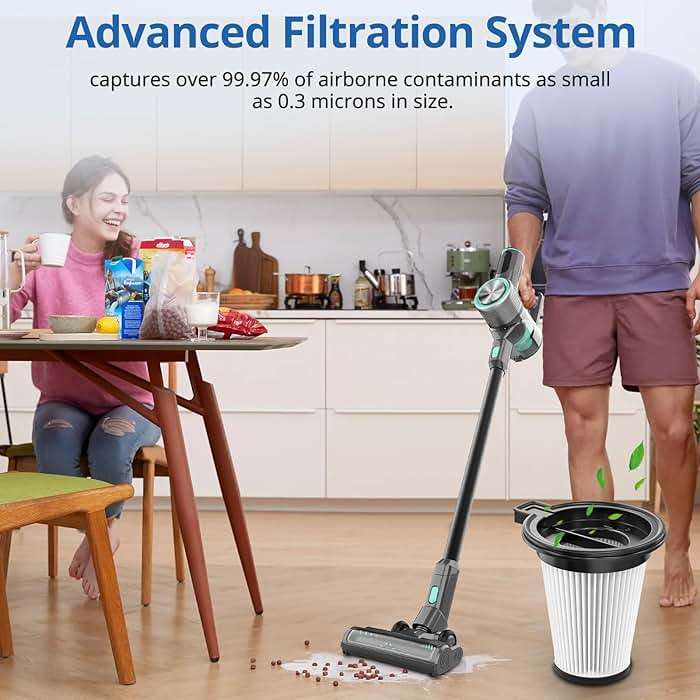 4 Pack Replacement Filters Compatiable with Wyze Cordless Vacuum Cleaner, Removable and Washable HEPA Filter Accessories Part Set with 1 Cleaning Brush for Wyze Handheld Cordless Vacuum Cleaner - Image 8