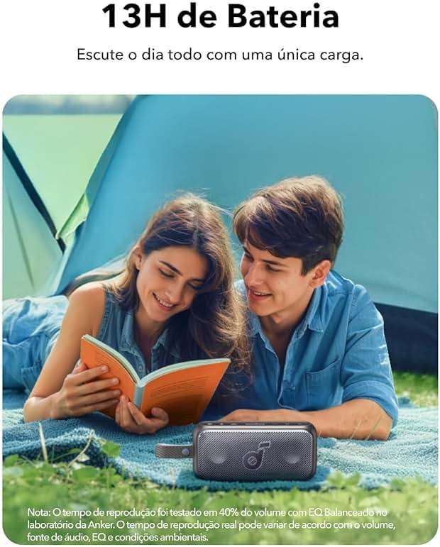 Soundcore Motion 300 by Anker, Bluetooth Speaker, Wireless Hi-Res Portable Speaker, IPX7 Waterproof, BassUp, Bluetooth 5.3, 30W Stereo Sound, 13H Playtime for Home, Shower, Outdoor, and Travel - Image 6