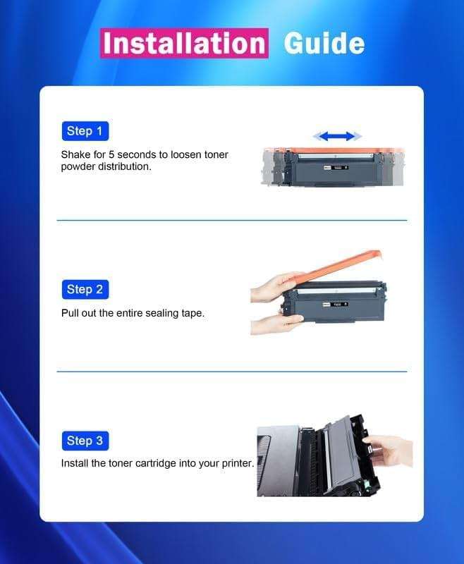 TN760 Toner for Brother Printer 2 Pack Replacement for Brother TN760 TN-760 TN730 TN-730 Black for HL-L2350DW HL-L2370DW HL-L2395DW HL-L2390DW MFC-L2690DW MFC-L2750DW MFC-L2710DW DCP-L2550DW Printer - Image 7