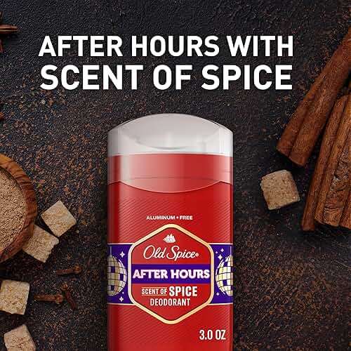 Old Spice Aluminum Free Deodorant for Men, 24/7 Odor Protection, 24/7 Freshness & Lasting Scent, Afterhours with Spice Scent, 3.0 oz (Pack of 3) - Image 6