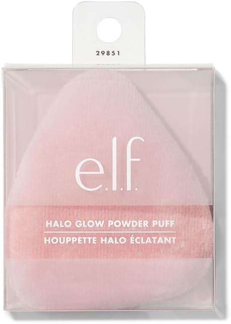 e.l.f. Halo Glow Powder Puff, Soft, Reusable Powder Puff For Applying Loose Or Pressed Powders, Easily Conforms To The Face, Vegan & Cruelty-free - Image 2
