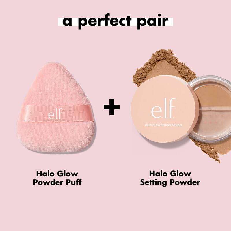 e.l.f. Halo Glow Powder Puff, Soft, Reusable Powder Puff For Applying Loose Or Pressed Powders, Easily Conforms To The Face, Vegan & Cruelty-free - Image 5