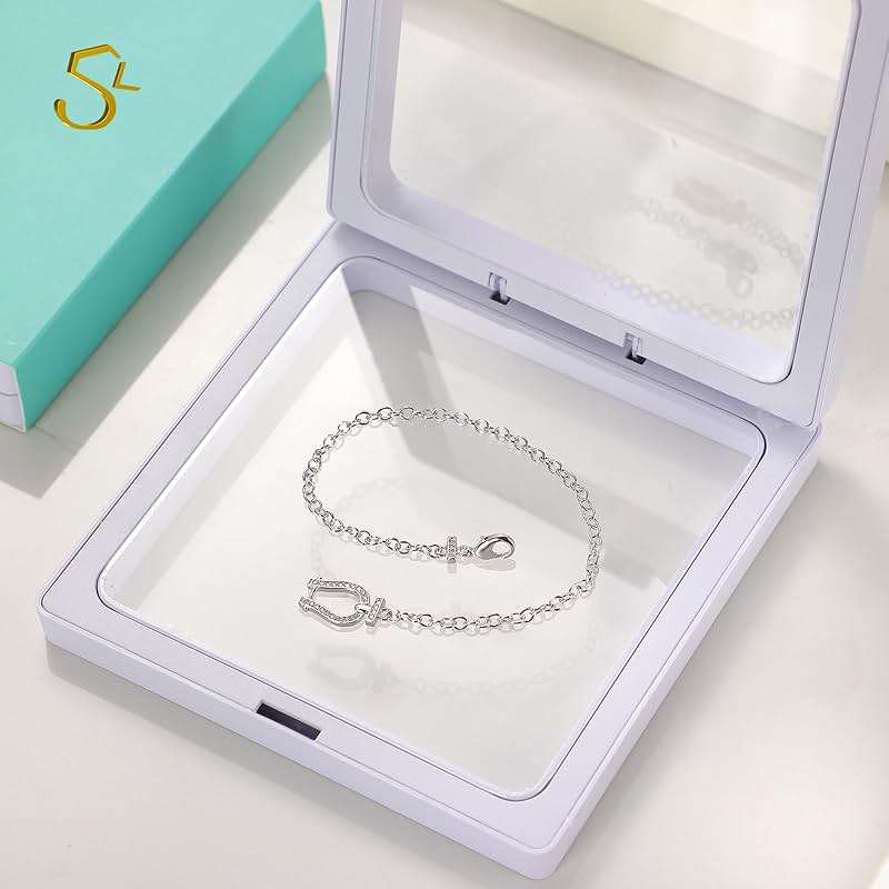 S.L JEWELERY S Horseshoe Bracelet for Women Copper with Cubic Zirconia,Horse Bracelet Jewelry for Mother Wife Sister Wedding Birthday,7.5" - Image 7