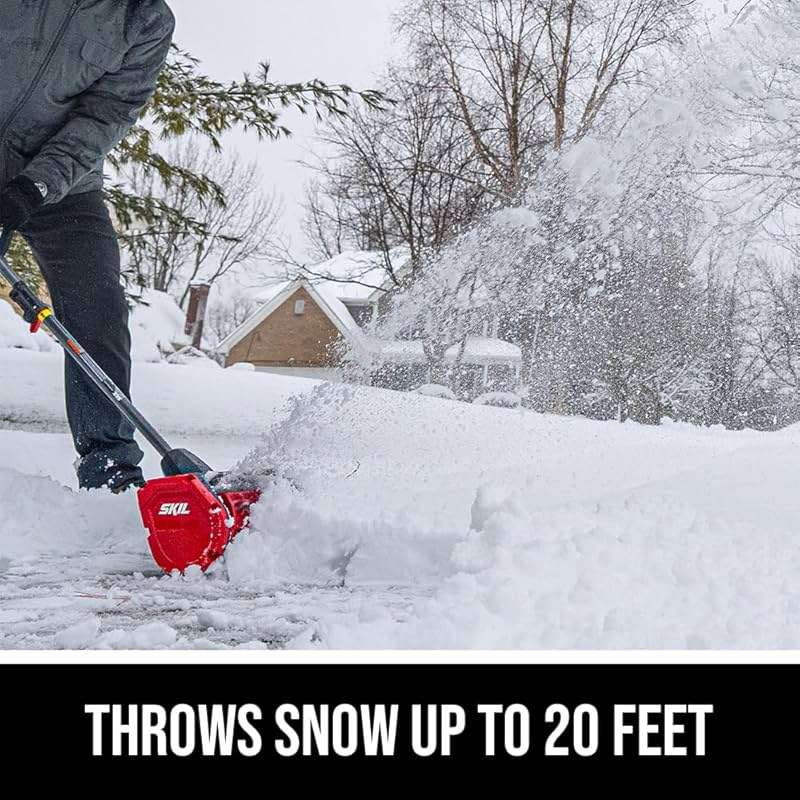 SKIL PWR CORE 40 Brushless 40V Multi-Head System, 12-Inch Snow Shovel Kit, 20'ft Throwing Distance, Includes 4.0Ah Battery and Charger - PSS1200C-10 - Image 2