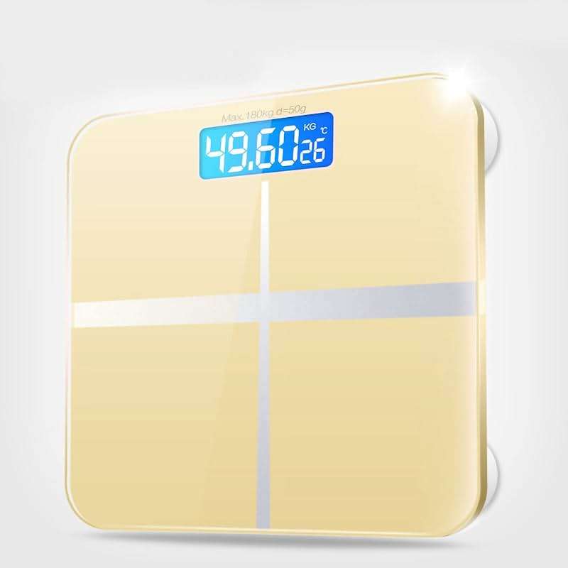 Weight Scales Bathroom, Smart Scale for Body Weight Accurate Measurement, Tempered Glass Digital Bathroom Scale, Weight Scale for Home(Luxury Gold Color) - Image 1