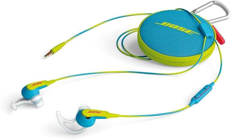 Bose SoundSport in-Ear Headphones for Apple Devices – Neon Blue, Sweat-Resistant, Inline Mic/Remote (Renewed) - Image 4