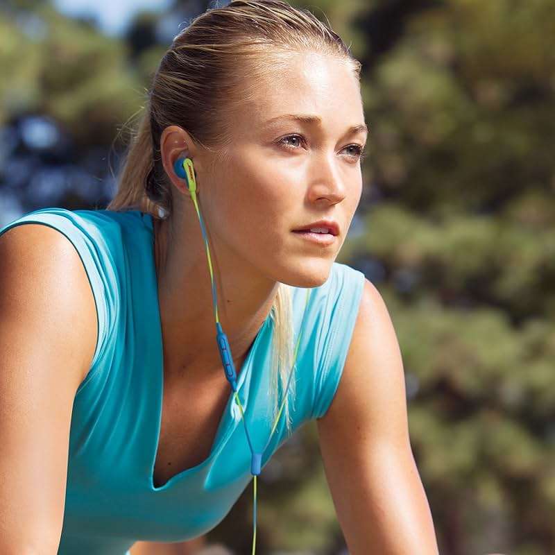 Bose SoundSport in-Ear Headphones for Apple Devices – Neon Blue, Sweat-Resistant, Inline Mic/Remote (Renewed) - Image 5