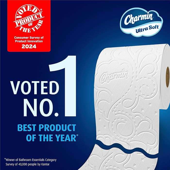 Charmin Ultra Soft Toilet Paper, 18 Mega XL Rolls = 108 Regular Rolls - Image 6