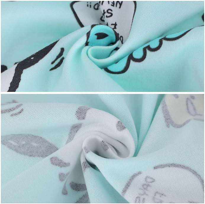 WANHONGYUE Kawaii Cartoon Pajamas for Women Girls Sleepwear Loungewear Short Sleeve Shirt with Shorts 2 Piece Pajama Sets Blue-3 M - Image 6