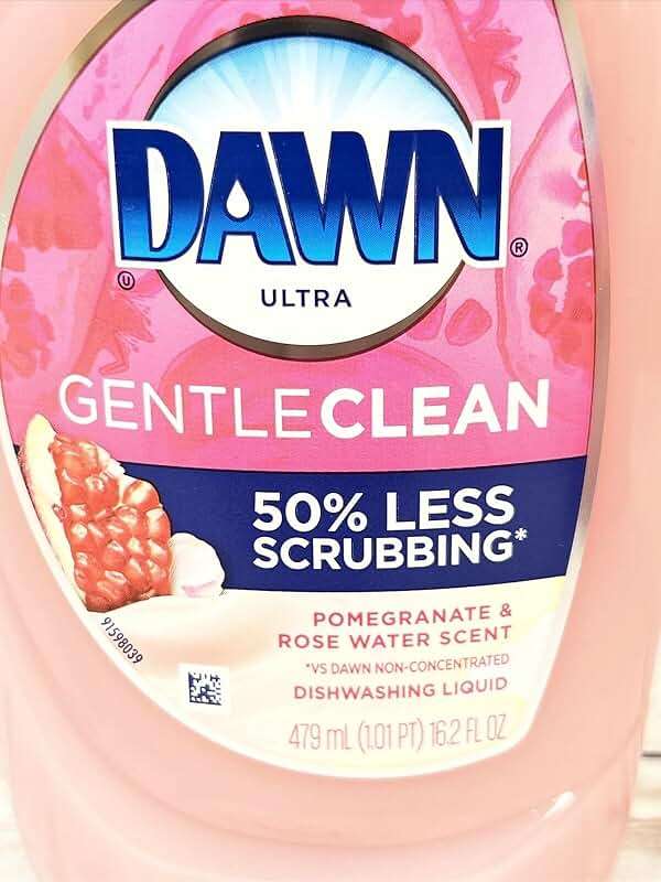 Dawn Gentle Clean Dishwashing Liquid 16.2 oz, Pomegranate & Rose Water Scent (Pack of 3) - Image 2