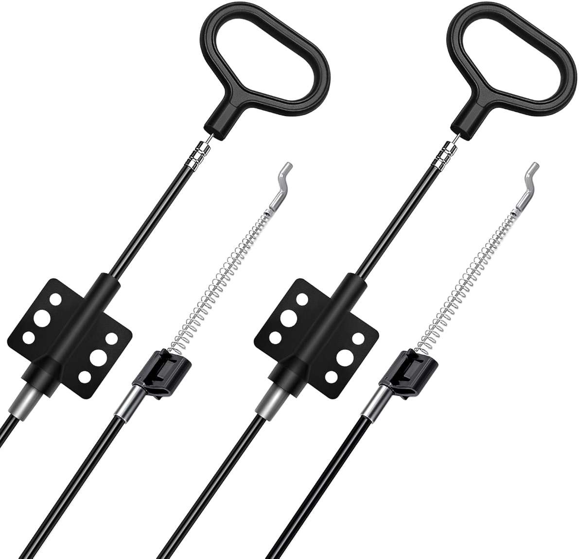 Baridwon Sofa Recliner Parts Pull Cable Replacement, D-Ring Release Pull Handle with S Tip for Couch Sofa Recliner Repair, Exposed Length 4.92Inch - 2 Pack - Image 1