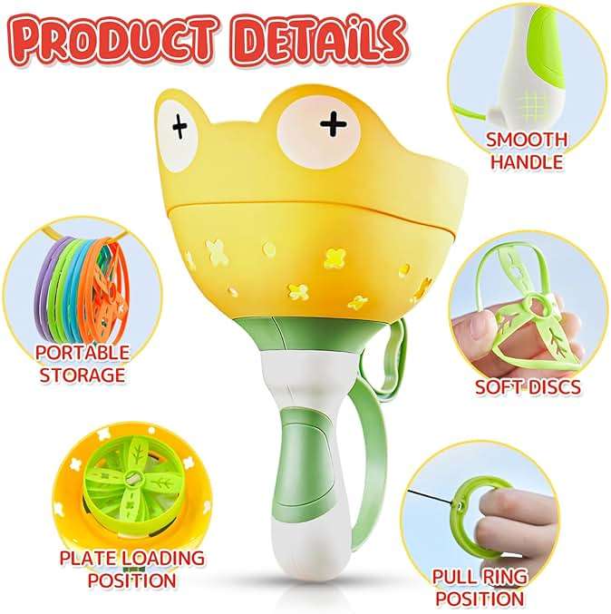 pamexin Outside Toys for Kids Ages 4-8 - Manual Capture Catching Game - Toddler Chasing Toy for Boys & Girls, Ages 3-7 - Outdoor Fun Family Games - Image 6