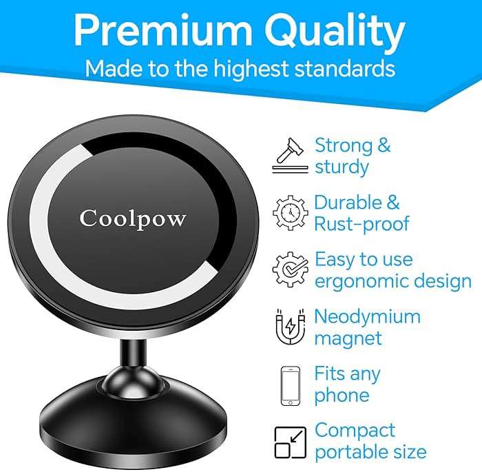 Gym Magnetic Phone Holder Mount for MagSafe【All Metal】Dual Magnetic Phone Holder for Gym Accessories Attach to Metal Surface, Gym Phone Holder Magnet for iPhone 16 15 14 13 Pro Max Gift for Men Women - Image 6