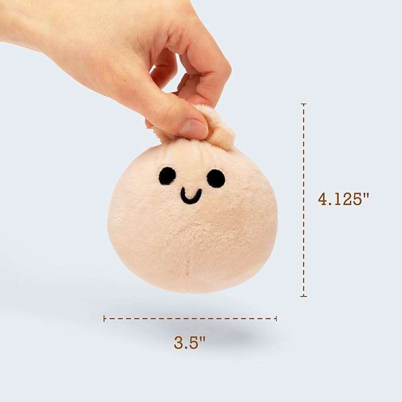 Emotional Support Dumplings by Relatable, Cuddly Stuffed Animals and Toys, Squishy Toys and Plushies, Great Gift Ideas for Loved Ones of All Ages, Includes 5 Plushies with Carrying Basket - Image 7