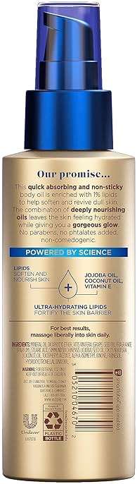 Vaseline Radiant X Replenishing and Hydrating Body Oil with 1% Lipids, Jojoba Oil, Coconut Oil, & Vitamin E 3.7 oz - Image 2