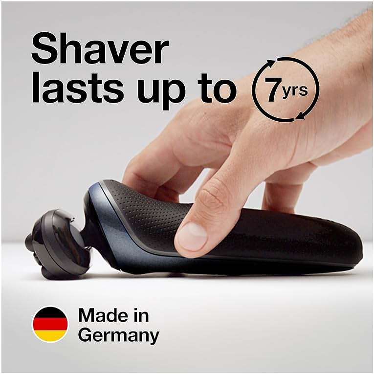 Braun Series 6 6046cs Electric Razor for Men, Wet & Dry, Electric Razor, Rechargeable, Cordless Foil Shaver with Charging Stand, Travel Case and Precision Trimmer, Black - Image 6