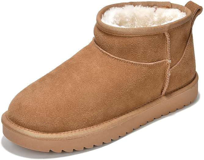 Project Cloud Genuine Leather Ankle Boots for Women - Water Resistant with Memory Foam Insole Winter Boots - Trending Shoes & Comfortable Women's Ankle Boots (Hippy) - Image 1