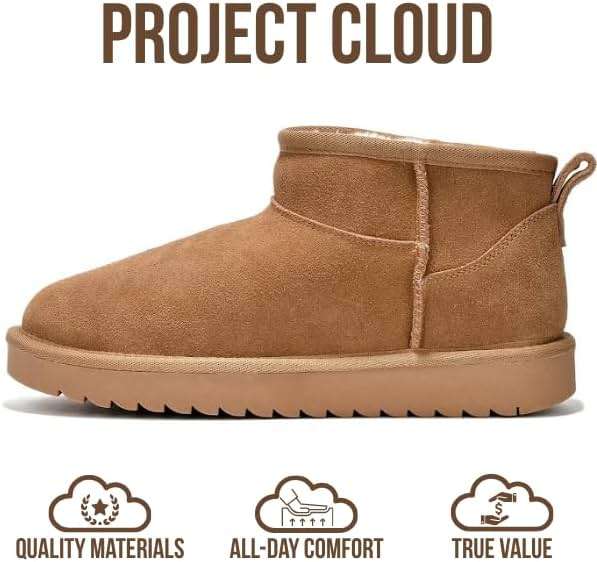 Project Cloud Genuine Leather Ankle Boots for Women - Water Resistant with Memory Foam Insole Winter Boots - Trending Shoes & Comfortable Women's Ankle Boots (Hippy) - Image 3