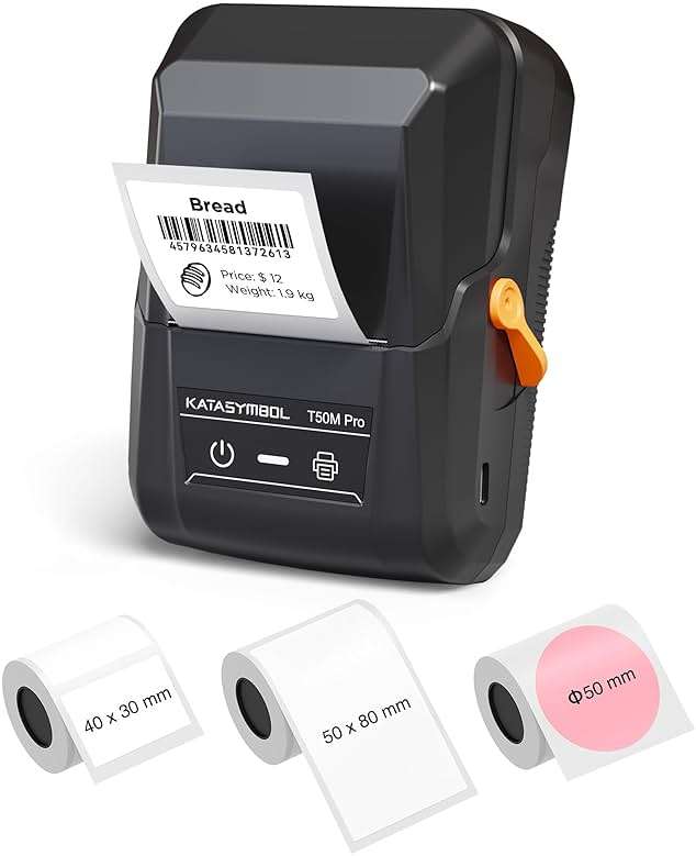 SUPVAN T50M Pro Bluetooth Label Maker Machine with 3 Tapes, Wide Waterproof Label, Versatile App with 30+ Fonts and 660+ Icons, Inkless Labeler for Home, Kitchen, School, Office Organization, Set 1 - Image 1