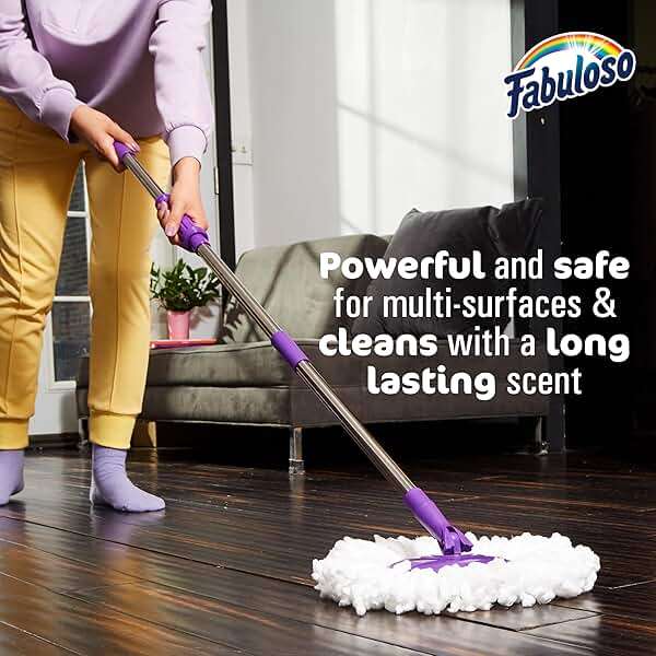 Fabuloso Multi-Purpose Cleaner and Floor Cleaner, 2X Concentrated Formula, Long-Lasting Freshness, Watermelon Scent, 56 fluid ounces - Image 2