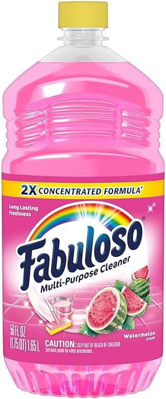 Fabuloso Multi-Purpose Cleaner and Floor Cleaner, 2X Concentrated Formula, Long-Lasting Freshness, Watermelon Scent, 56 fluid ounces - Image 9