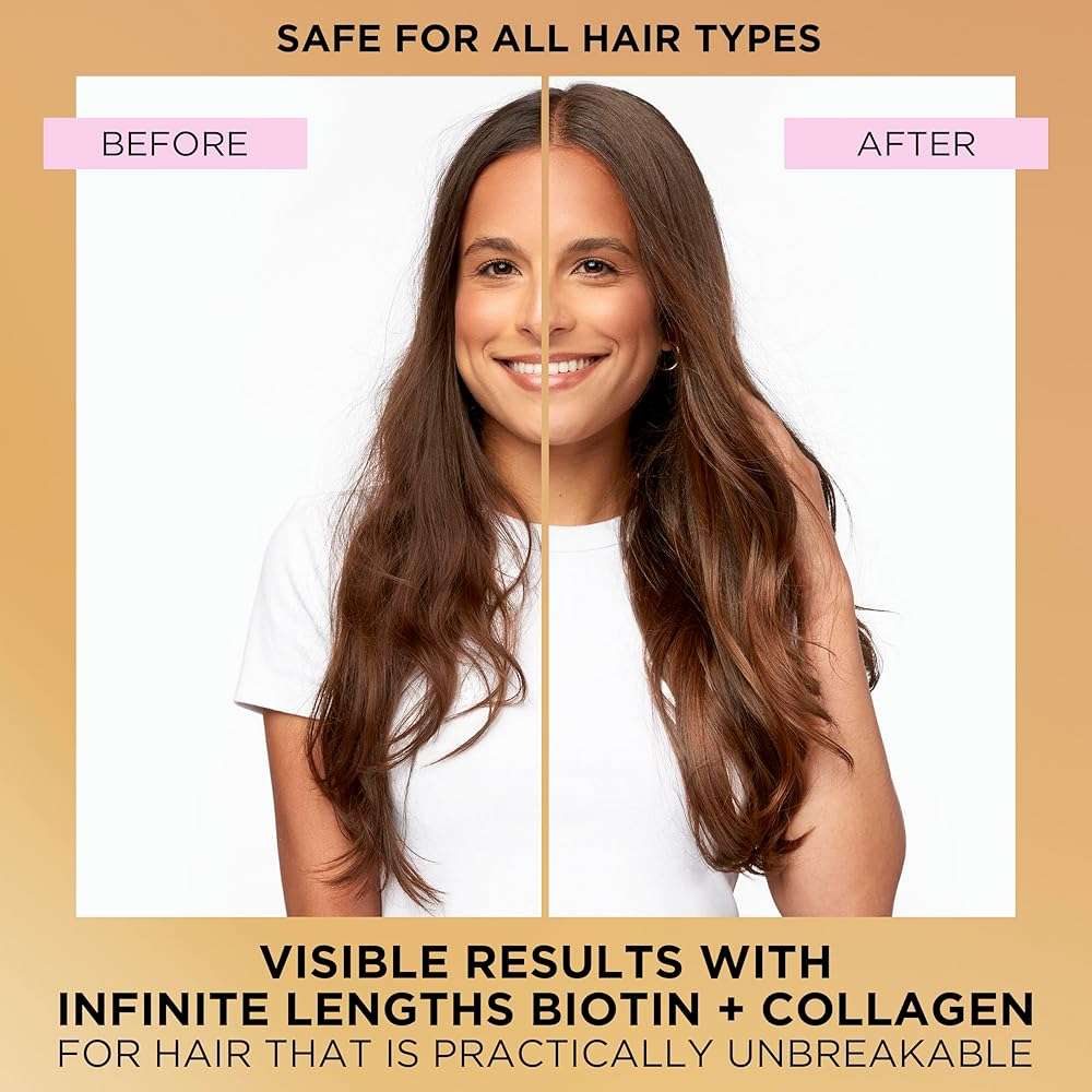 Pantene Pro-V Miracles Infinite Lengths Biotin + Collagen 1 Minute Miracle Conditioner 10.9 FL OZ - Image 3