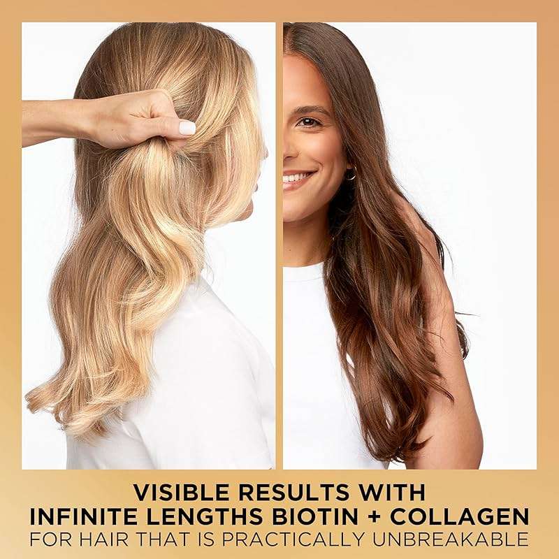 Pantene Pro-V Miracles Infinite Lengths Biotin + Collagen 1 Minute Miracle Conditioner 10.9 FL OZ - Image 4