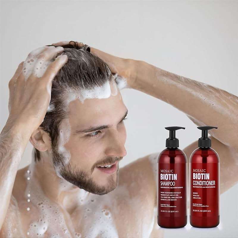 Biotin Volumizing Shampoo and Conditioner Set for Thinning Hair and Regrowth - Ultimate Anti Hair Loss, Thickening Growth Treatment Care for Men & Women - Image 7